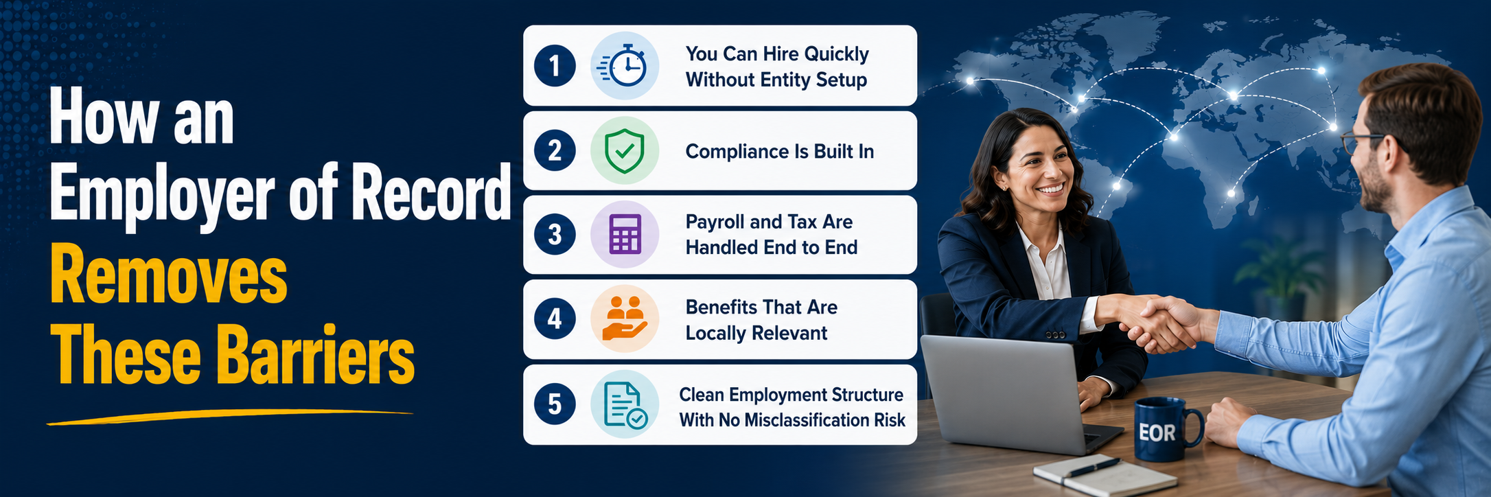 Employer of Record removes barriers to hire globally